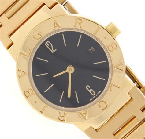 bvlgari watch women's gold.